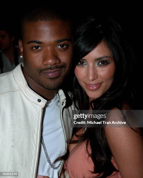 Ray J and Kim Kardashian