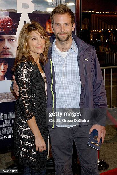 Jennifer Esposito and Bradley Cooper