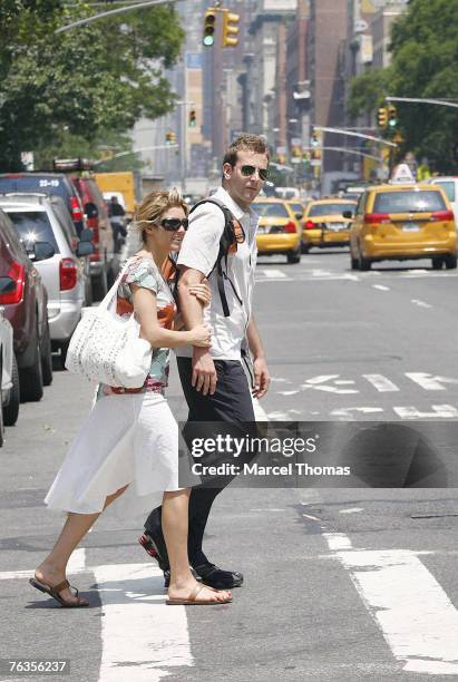 Jennifer Esposito and Bradley Cooper