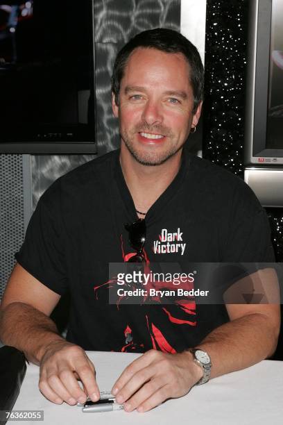 Graphic novel artist Tim Sale attends the NBC Universal celabration for the DVD realease of "Heroes: Season 1" at the NBC Experience store on August...