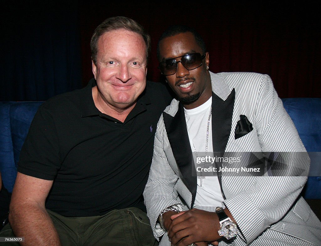 Ron Burkle and Sean "Diddy" Combs attend the Sean John Underwear