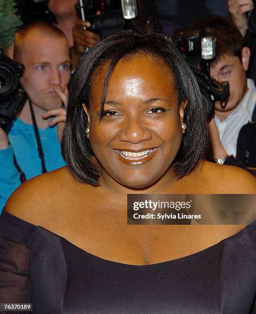 Dianne Abbott attends the London Black Leaders' Dinner at The Dorchester on August 28, 2007 in London.