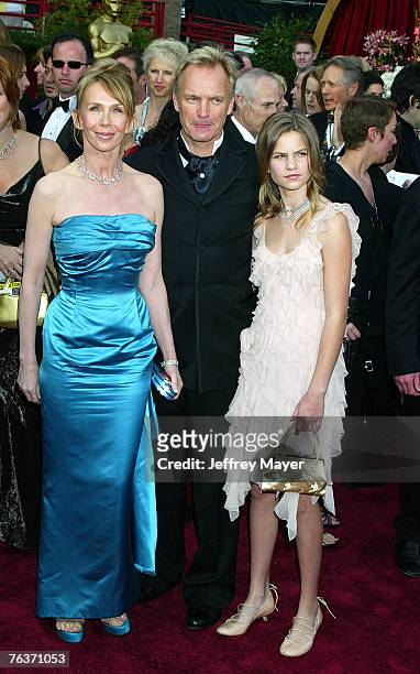 Trudie Styler, Sting and daughter Coco