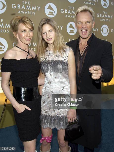 Trudie Styler, daughter Coco and Sting