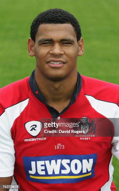 Portrait of Karl Pryce of Gloucester Rugby taken at the photocall held at Hartpury College on August 28, 2007 in Gloucester, England.