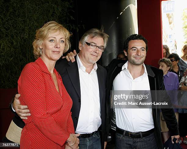Actress Cecile Auclert and Christian Rauth arrives at the TF1 annual press conference held at the Olympia on August 29, 2007 in Paris, France. (Photo...
