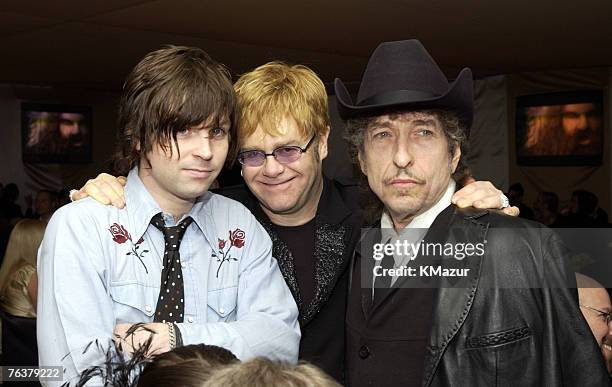 Ryan Adams, Sir Elton John and Bob Dylan