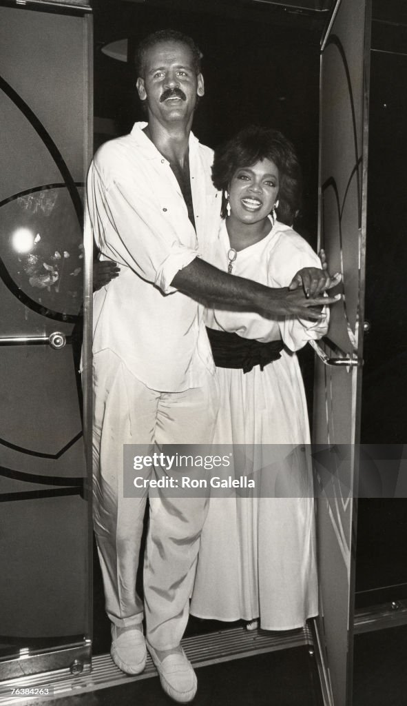 Oprah Winfrey and Stedman Graham Sighting at Stingfellow's Restaurant after the 14th Annual Daytime Emmys