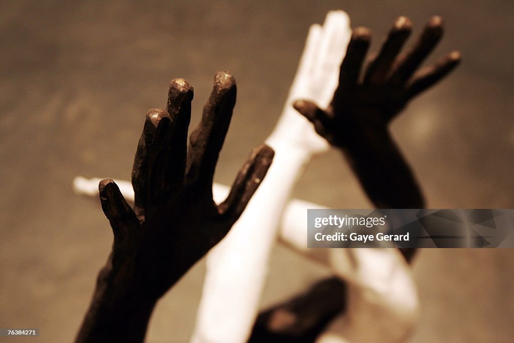 Julie Rrap Works An exhibit is displayed at the