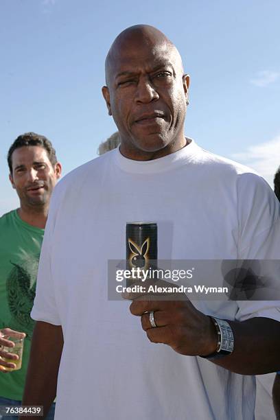 Tommy Tiny Lister at the Summer BBQ hosted by Playboy Energy Drink held at The Polaroid beach House on August 29, 2007 in Malibu, California.