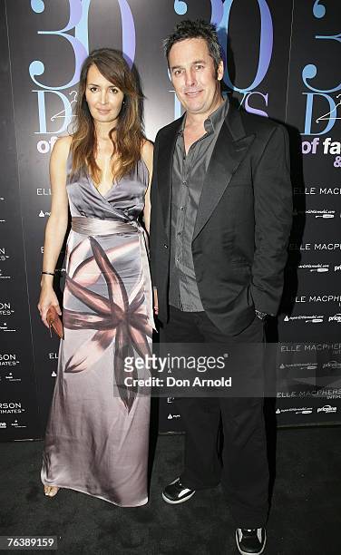 Gail Elliott and Joe Coffee attend the "30 Days of Fashion & Beauty" Launch Event, launching the month long extravaganza of fashion and beauty hosted...