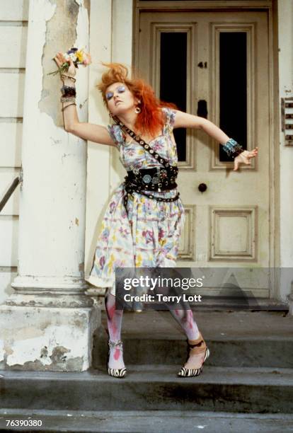 Cyndi Lauper Press Shoot, London