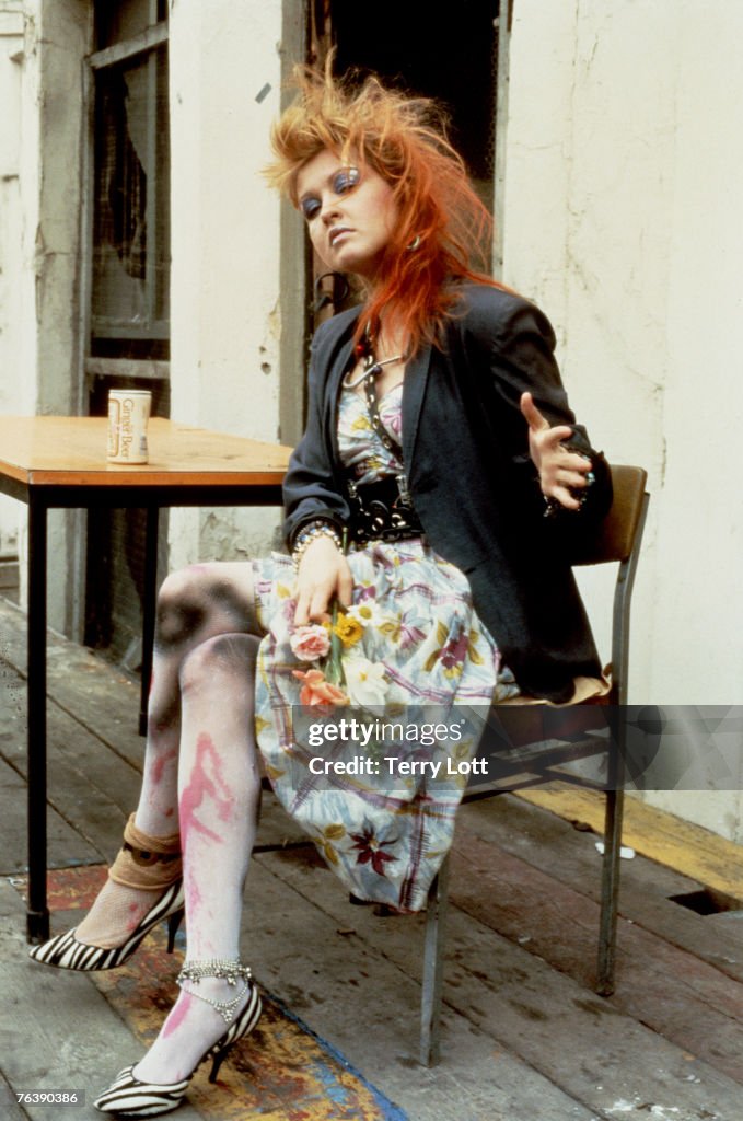 Cyndi Lauper Press Shoot