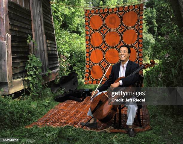 Yo-Yo Ma; Yo-Yo Ma by Jeff Riedel; Yo-Yo Ma, House & Garden, November 1, 2006