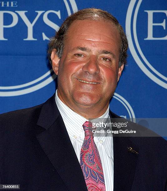Personality Chris Berman in the press room during the 2007 ESPY Awards at the Kodak Theater on July 11, 2007 in Hollywood, California.