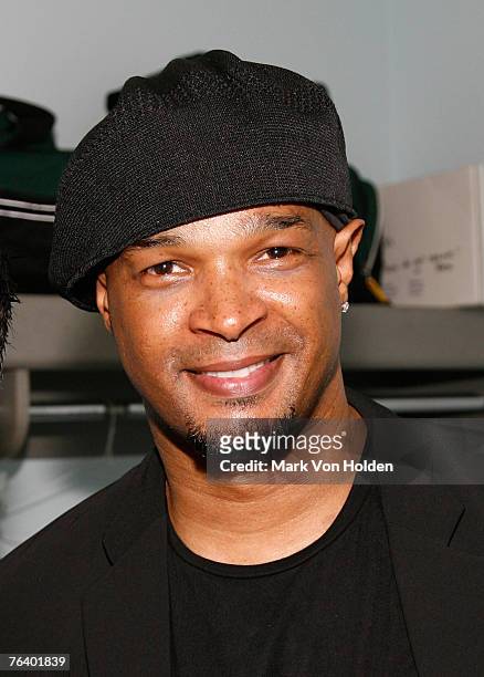 Comedian Damon Wayans backstage at Theatre St. Denis during the Just for Laughs Festival on July 20 in Montreal.