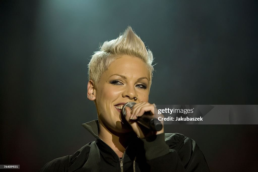 Who Is Ink US singer P!ink performs live during the opening concert of the IFA ...