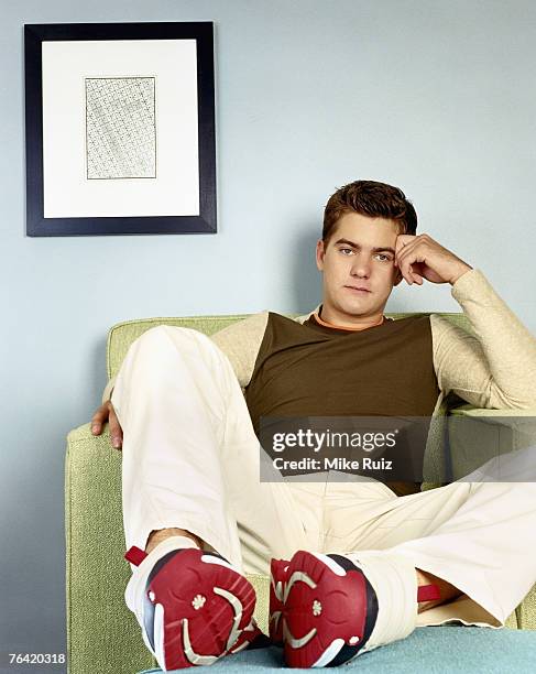 Actor Joshua Jackson is photographed for Teen Movieline in 2000 in Los Angeles, California.