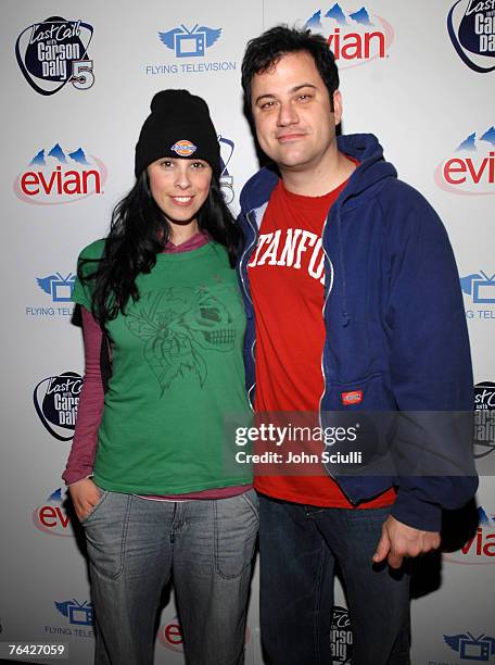 Sarah Silverman and Jimmy Kimmel