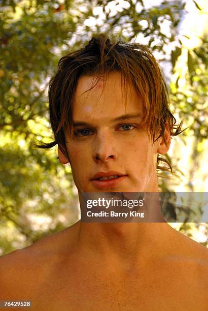 Janice Dickinson Modeling Agency Model Grant Whitney Harvey poses at photo shoot in Griffith Park on August 25, 2007 in Los Angeles, California.