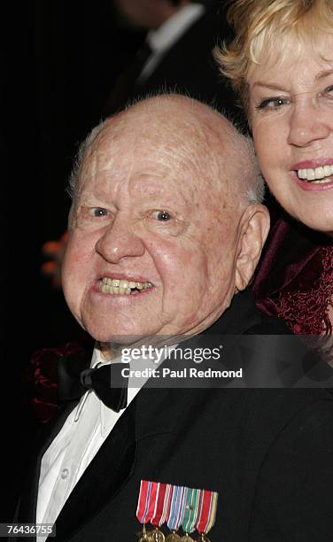 Mickey Rooney and Jan Rooney