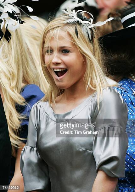 Amelia Spencer at the 10th Anniversary Memorial Service For Diana, Princess of Wales at Guards Chapel at Wellington Barracks on August 31, 2007 in...