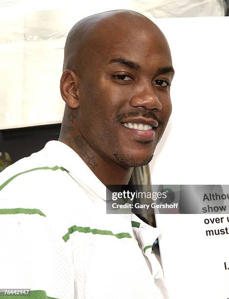 Pro Basketball Player Stephon Marbury at The New York Call and Youth Xplosion - Starbury Giveback Day on August 31, 2007 in Eisenhower Park, East...