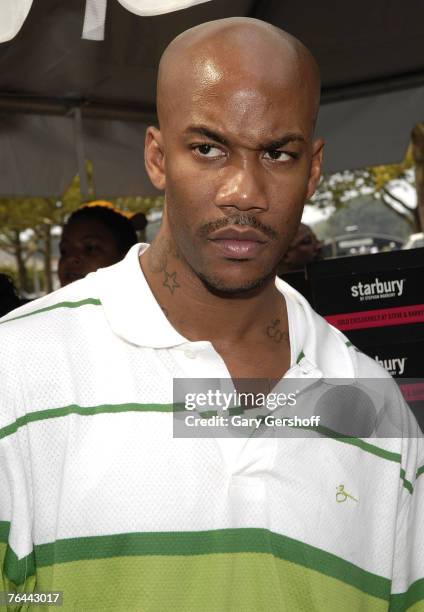 Pro Basketball Player Stephon Marbury at The New York Call and Youth Xplosion - Starbury Giveback Day on August 31, 2007 in Eisenhower Park, East...