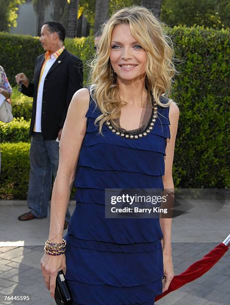 Actress Michelle Pfeiffer at the "Stardust" Los Angeles Premiere at the Paramount Studio Theatre on July 29, 2007 in Los Angeles, California.