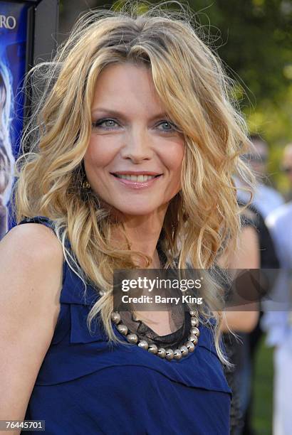 Actress Michelle Pfeiffer at the "Stardust" Los Angeles Premiere at the Paramount Studio Theatre on July 29, 2007 in Los Angeles, California.