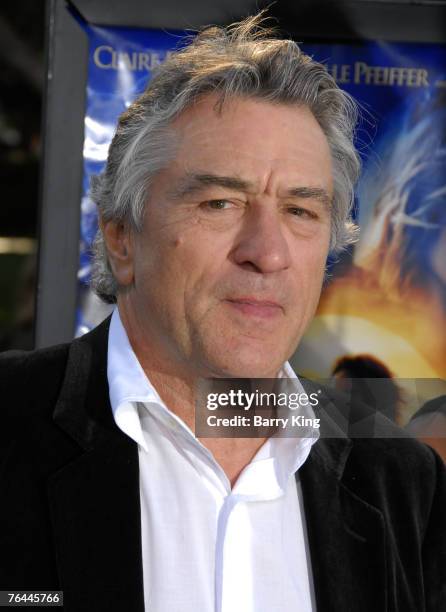 Actor Robert De Niro at the "Stardust" Los Angeles Premiere at the Paramount Studio Theatre on July 29, 2007 in Los Angeles, California.