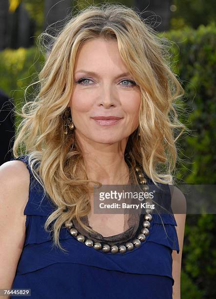Actress Michelle Pfeiffer at the "Stardust" Los Angeles Premiere at the Paramount Studio Theatre on July 29, 2007 in Los Angeles, California.