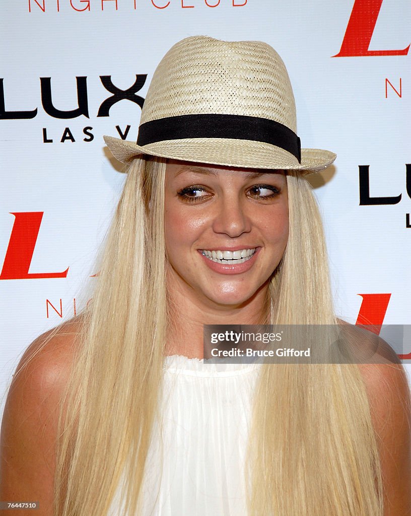 Britney Spears Hosts Grand Opening of LAX at Luxor