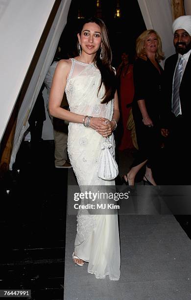 Actress Karisma Kapoor attends the Jaeger Le Coultre Host Celebration Party in Venice during day 3 of the 64th Venice Film Festival on August 31,...