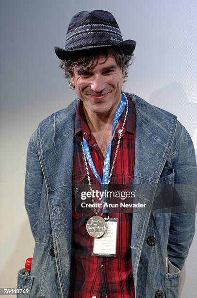 Daniel Day-Lewis receives the Silver Medallion at the Telluride Film Festival on August 31, 2007 in Telluride, Colorado.