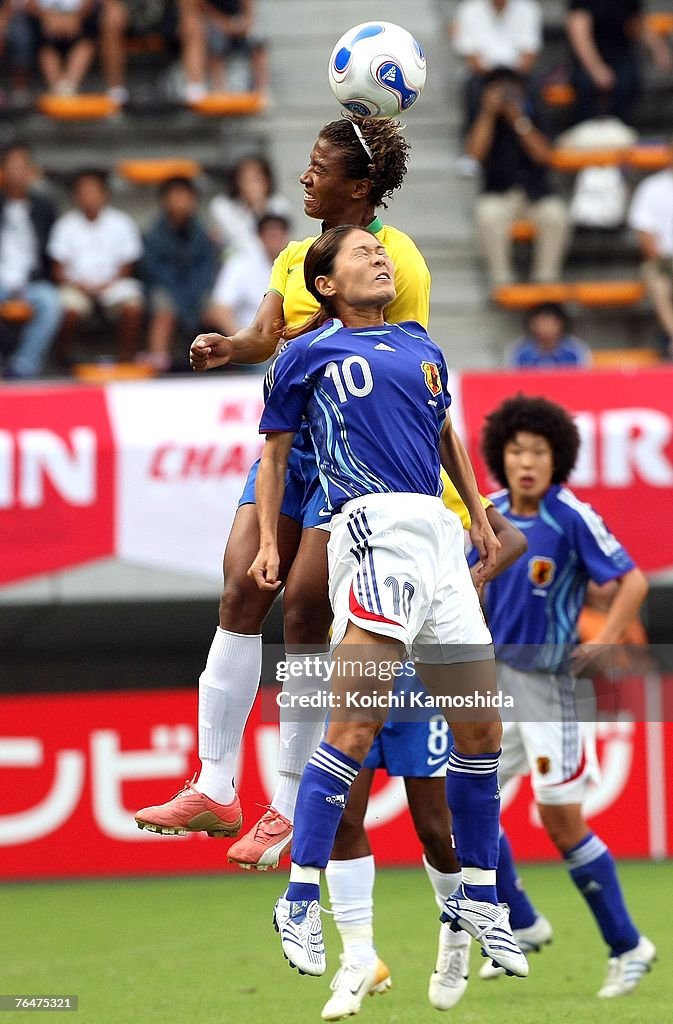 Womens International Friendly - Japan v Brazil