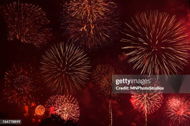 Red Fireworks Exploding 11,952 Red Fireworks Stock Photos, High-Res Pictures, and Images ...