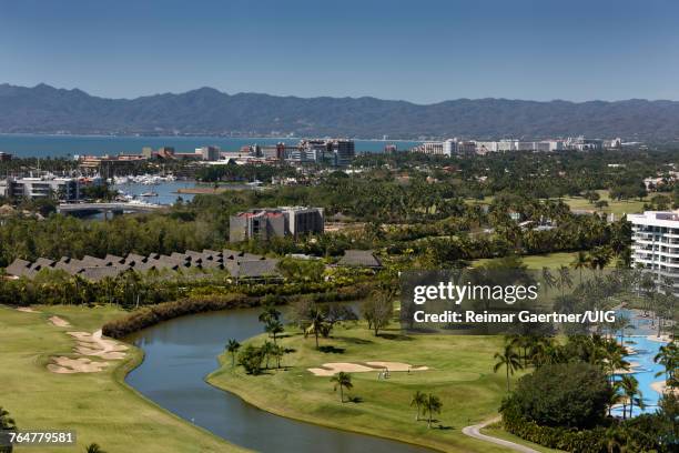 nicklaus design golf course at vidanta nuevo vallarta mexico - nuevo vallarta stock pictures, royalty-free photos & images