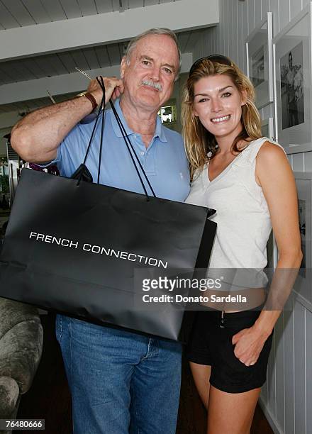 Actor Jon Cleese and daughter Camilla Cleese attends French Connection Styling Event at The French Connection Beach House In Malibu California...