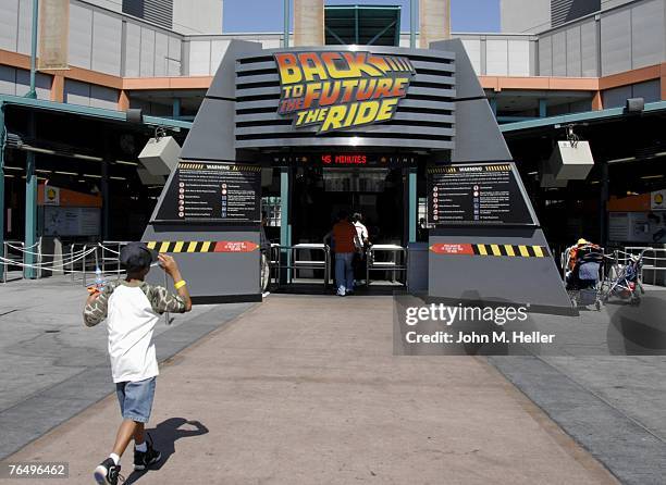 Back To The Future The Ride Makes Its Final Voyage Photos and Premium ...