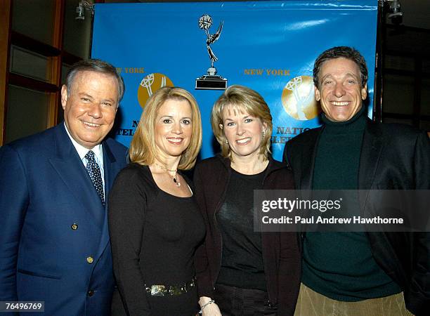 Marvin Scott, Jane Hanson, Diana Williams and Maury Povich