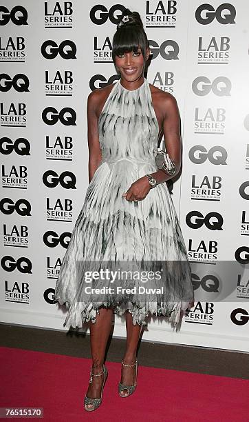 Naomi Campbell arrives at the GQ Men of the Year Awards at the Royal Opera House on September 4, 2007 in London, England.