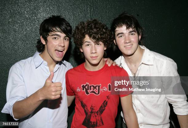 The Jonas Brothers: Joseph, Nick and Kevin *EXCLUSIVE*