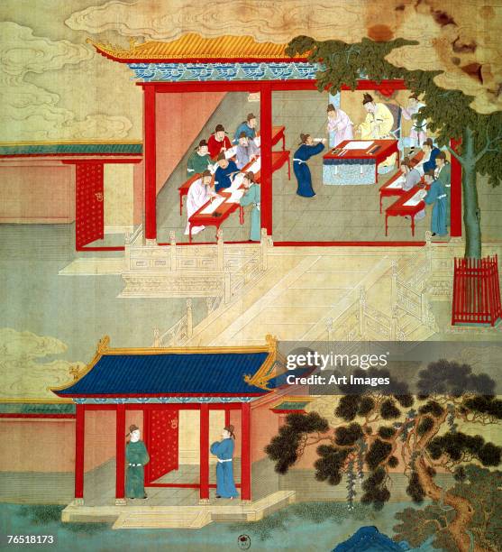Civil Service Exam Under Emperor Jen Tsung from a history of Chinese emperors