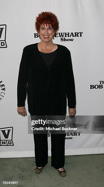 Actress Marcia Wallace arrives at the Paley Center for Media and TV Land salute of "The Bob Newhart Show" at the Paley Center for Media on September...