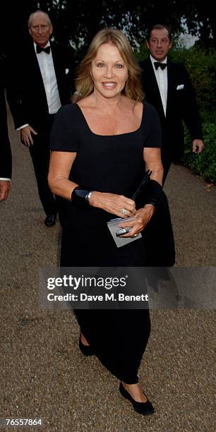 Anouska Hempel attends the Royal Parks Foundation Summer Party hosted by Candy&Candy, at the Serpentine Lido on September 6, 2007 in London, England.