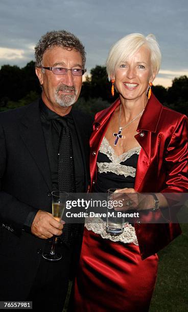 Eddie Jordan and Marie Jordan attend the Royal Parks Foundation Summer Party hosted by Candy&Candy, at the Serpentine Lido on September 6, 2007 in...
