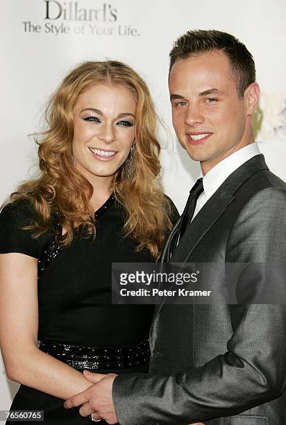 Recording artist LeAnn Rimes and her husband, Dean Sheremet attend the Conde Nast Media Group's Fourth Annual Fashion Rocks Concert at Radio City...