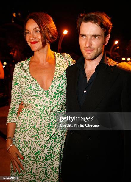 Amie Stoppard and actor Ed Stoppard attend the Opening Night party during the Toronto International Film Festival 2007 held at Liberty Grand on...