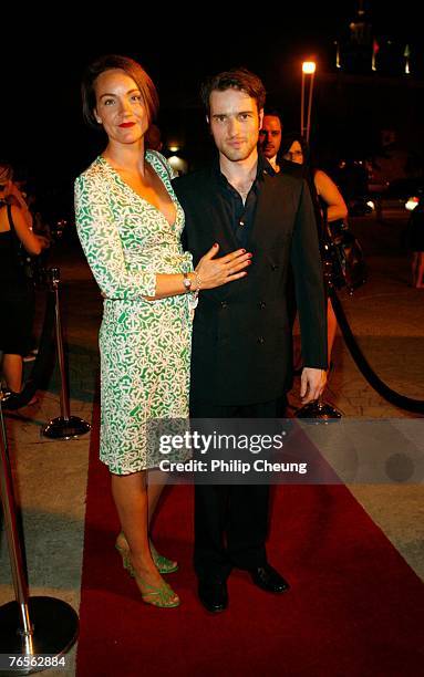 Amie Stoppard and actor Ed Stoppard attend the Opening Night party during the Toronto International Film Festival 2007 held at Liberty Grand on...